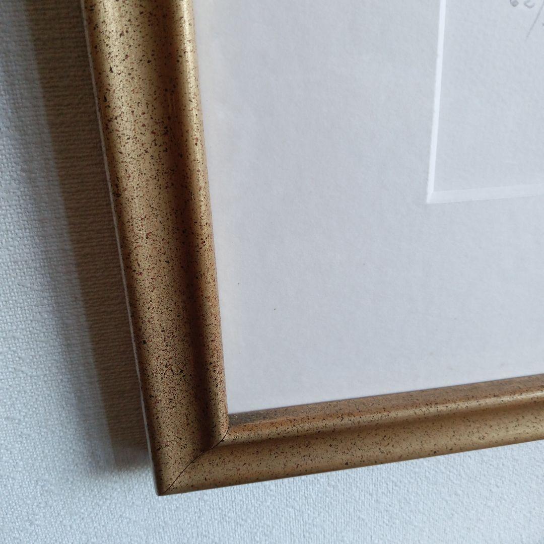 ベルナールビュッフェ　リトグラフ「チューリップとキンセンカ」