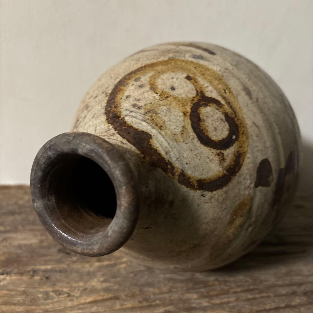 弓野焼徳利　②武雄　唐津　古道具　アンティーク　骨董　古民芸　田舎暮らし検:李朝