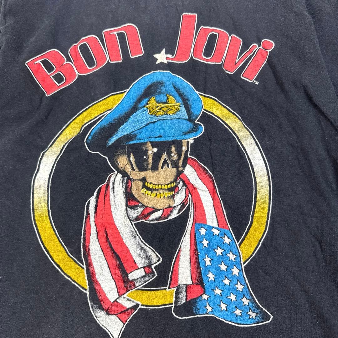 希少 80s ヴィンテージ バンドTシャツ Bon Jovi 当時物 日本製