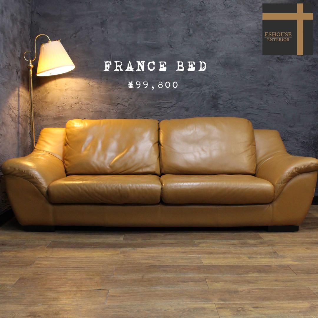 首都圏送無料〜 本革　キャメル　3人掛け　1人掛け　ソファ テーブル　セット割