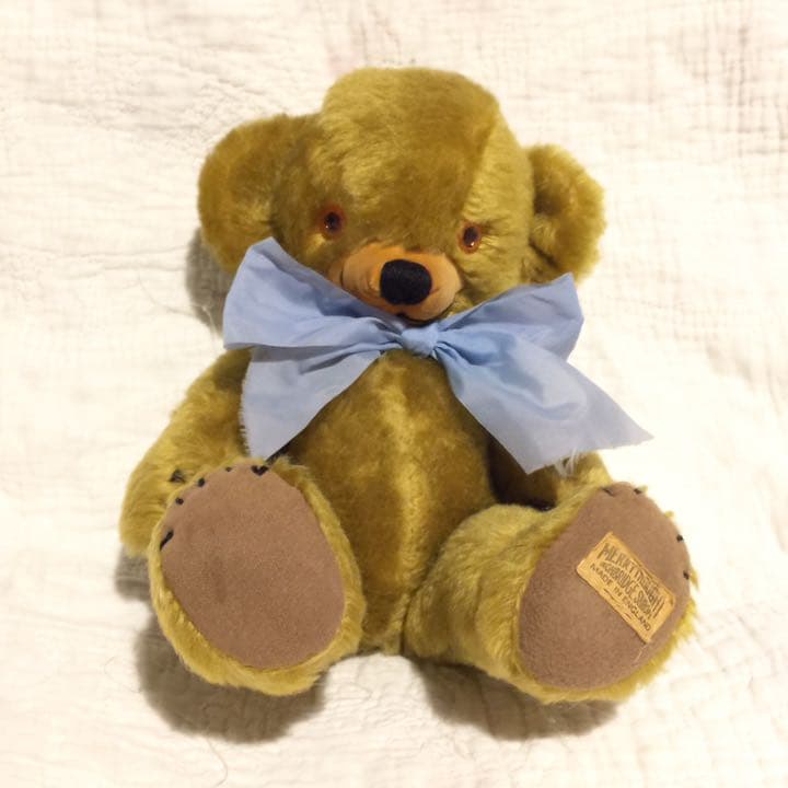 ヴィンテージ メリーソート テディベア チーキー ぬいぐるみ ゴールド モヘア