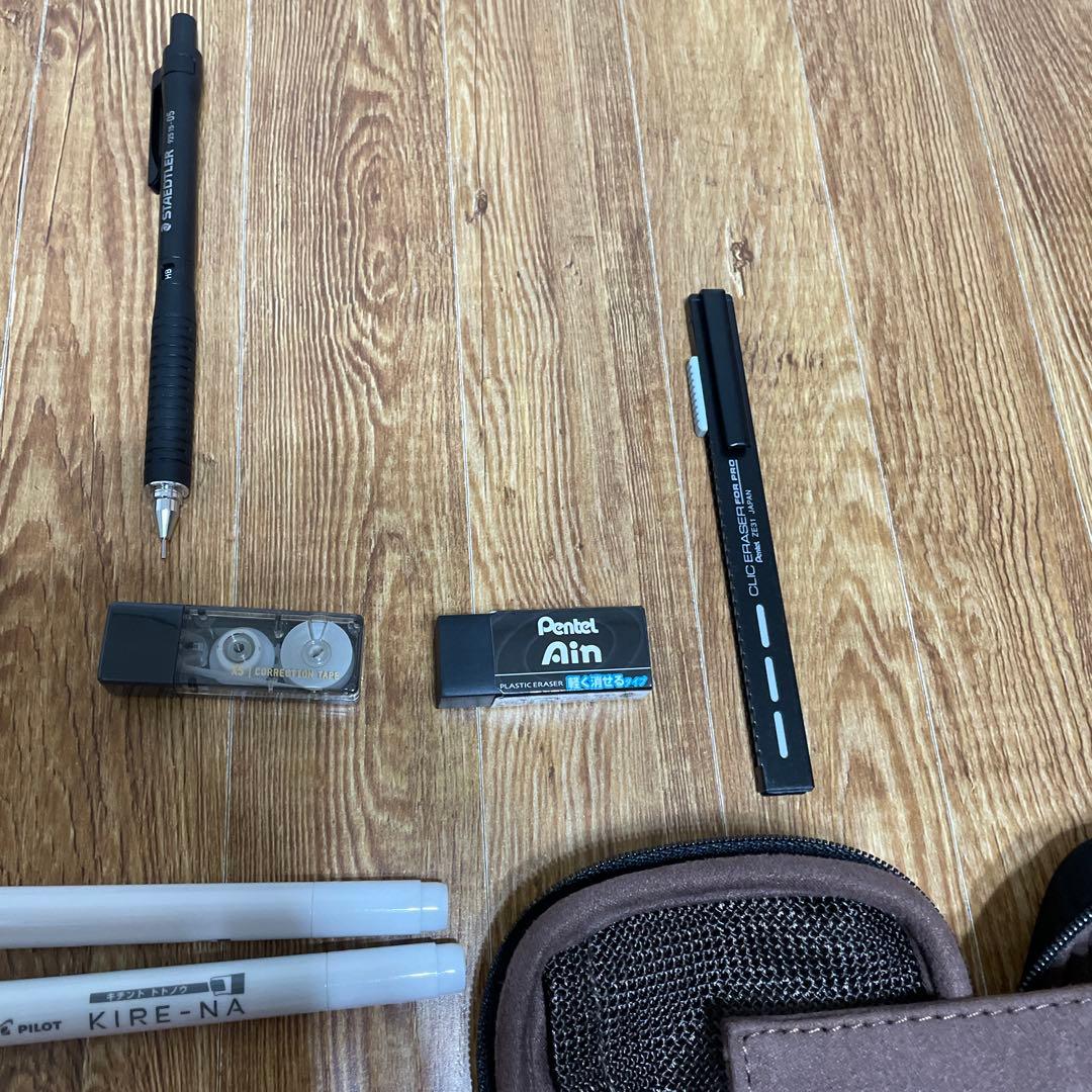 オクトフォールドペンケース＋筆記用具セット