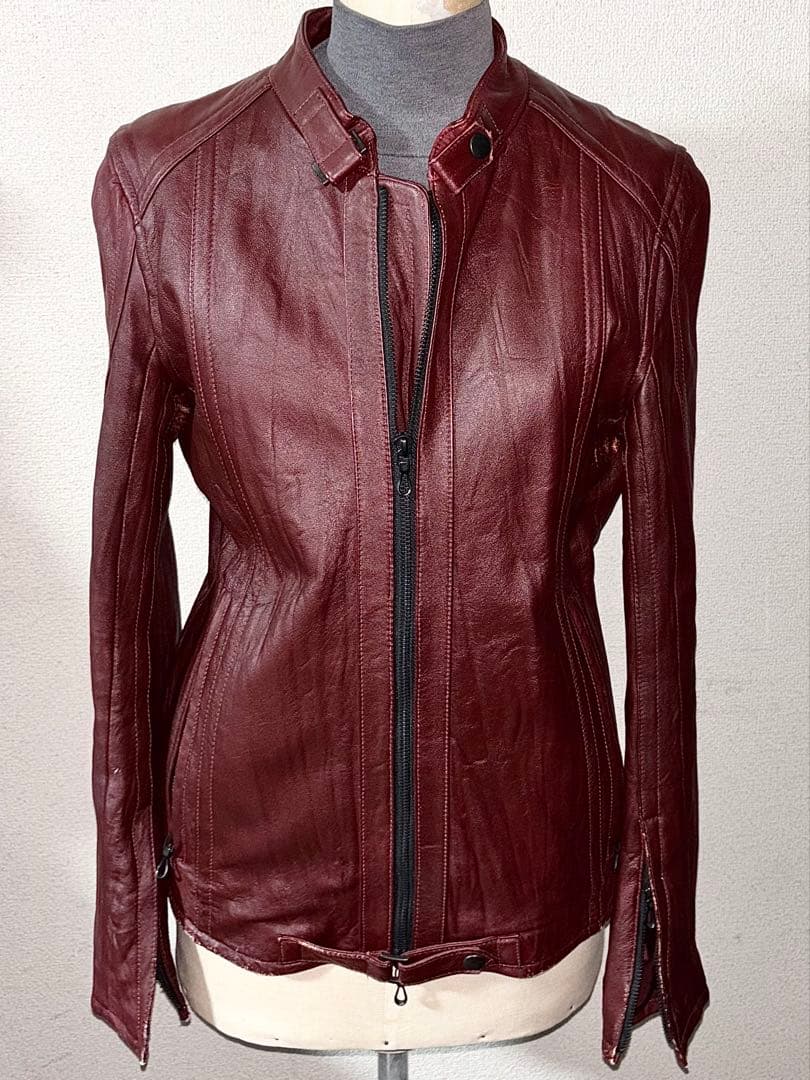 SCHLUSSEL シュリセル 羊革 ラム レザージャケット ライダース y2k