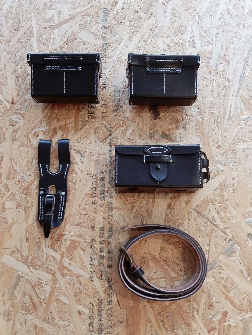 旧日本軍三十年式弾薬盒前期型セット レプリカ（5点セット)