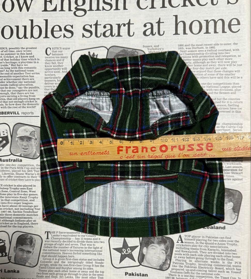 アトリエGG Dress apron(tartancheck) 16