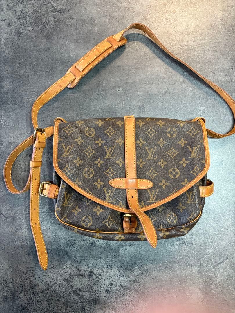 Louis Vuitton モノグラム ショルダーバッグソミュール　1997年