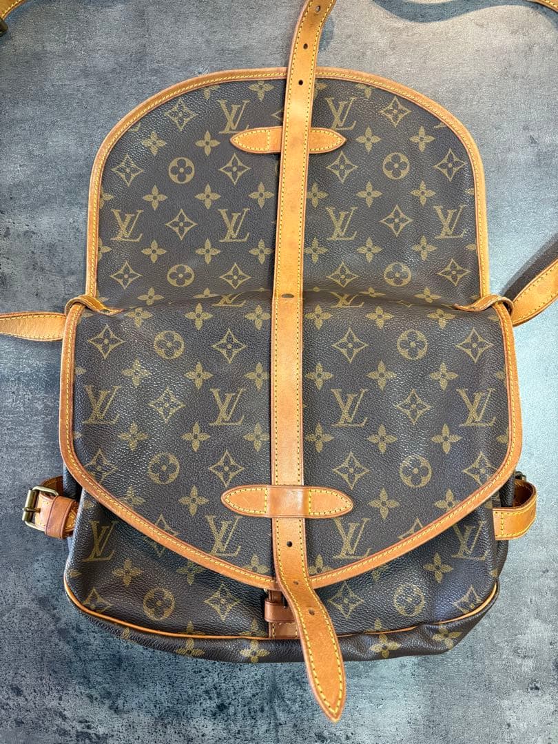 Louis Vuitton モノグラム ショルダーバッグソミュール　1997年