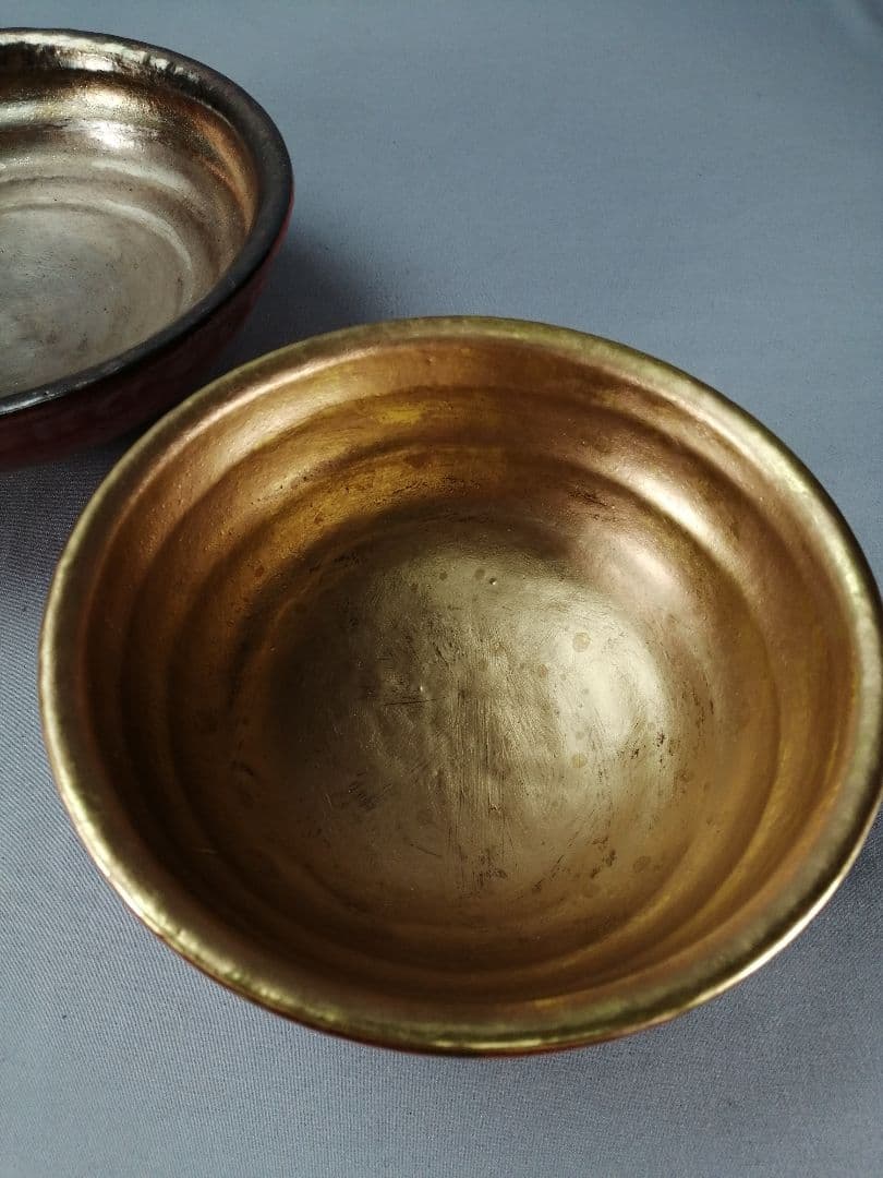 【茶事具】島台茶碗　嶋臺　川崎和楽　美品　正月　茶碗A697