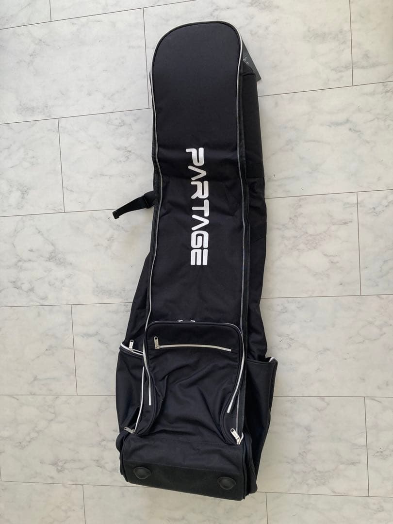 Partage ゴルフトラベルバッグ ホイール付き トラベルケース３点セット