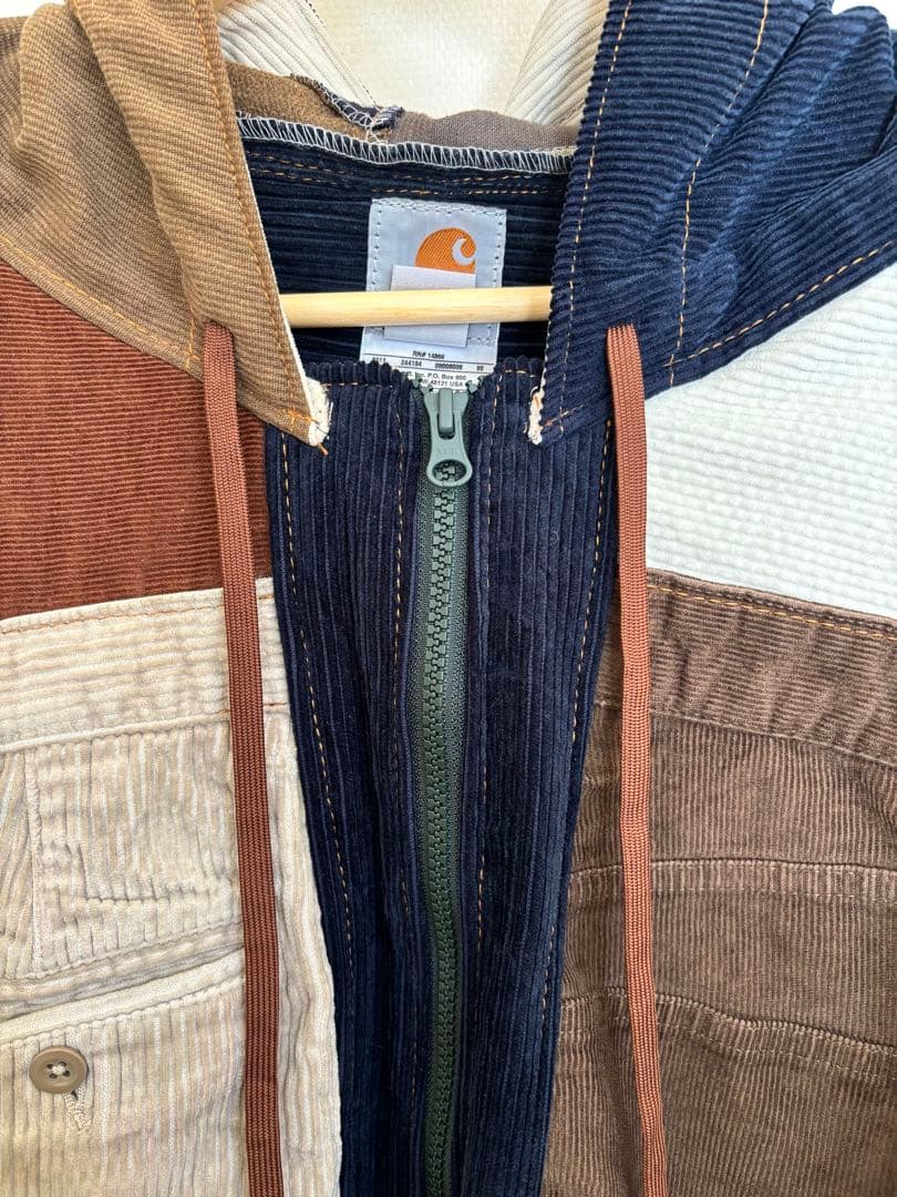 Carhartt リメイク 再構築コーデュロイジャケット XL~2XL