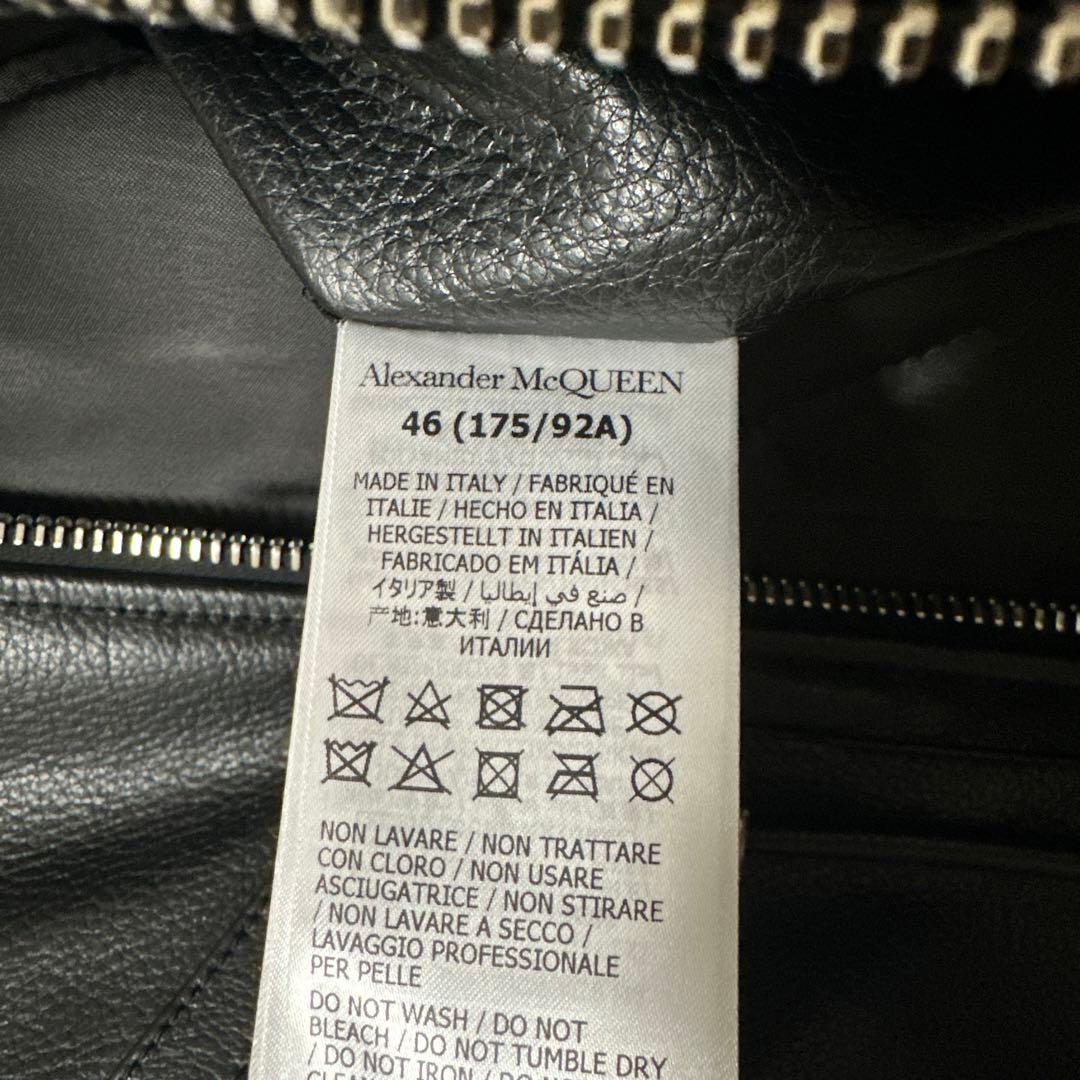 【極美品】Alexander McQueen レザージャケット