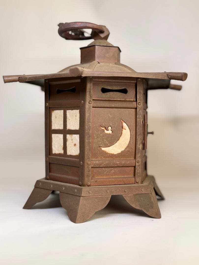 T28 時代 蝉吊灯籠 銅製造 職人作品 伝統技術 セミ細工物