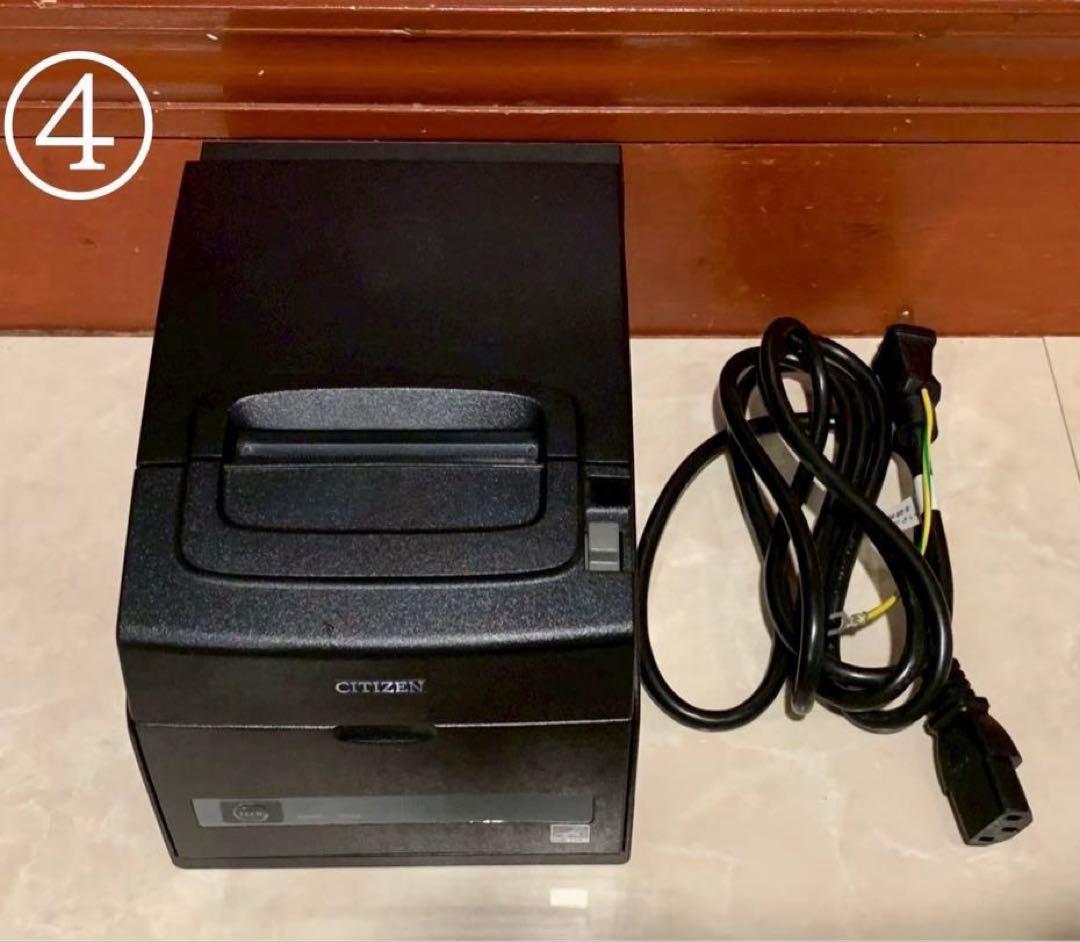 2台　Citizen シチズン　CT-S401ETJBK レシートプリンター