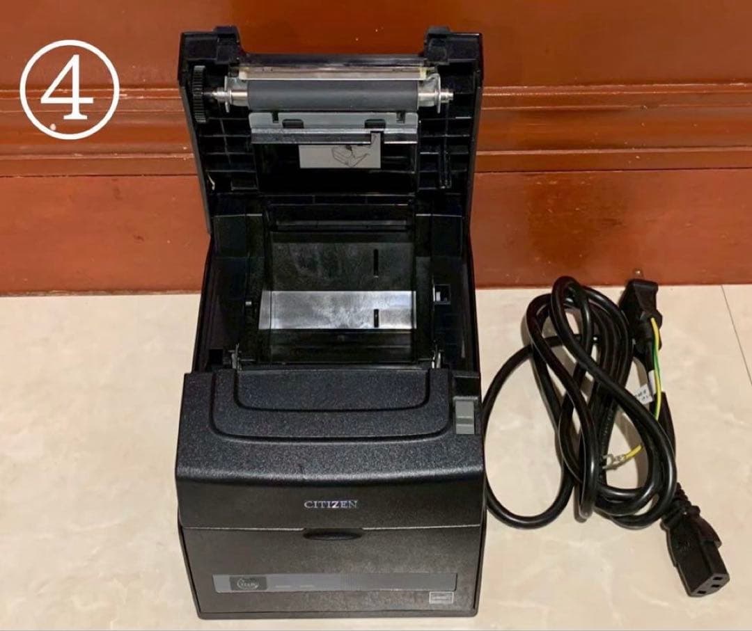 2台　Citizen シチズン　CT-S401ETJBK レシートプリンター