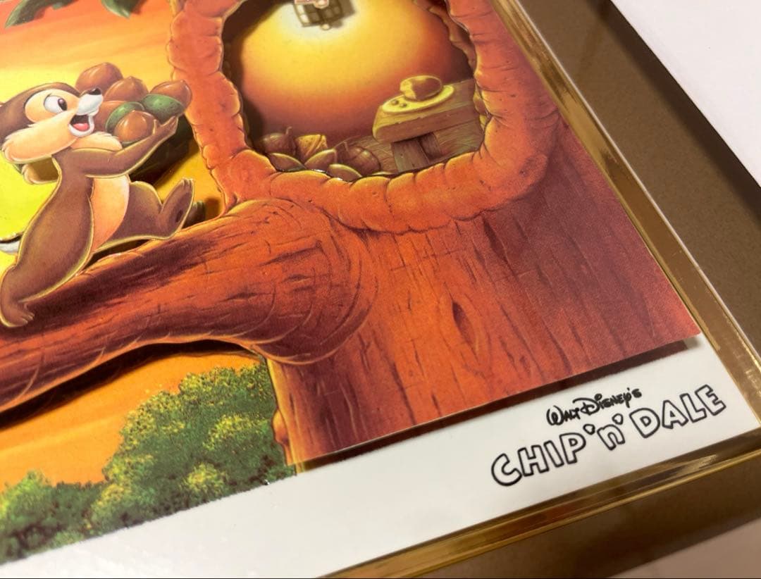 【最終価格】Chip&Dale チップとデール 絵画 レア品 ディズニー