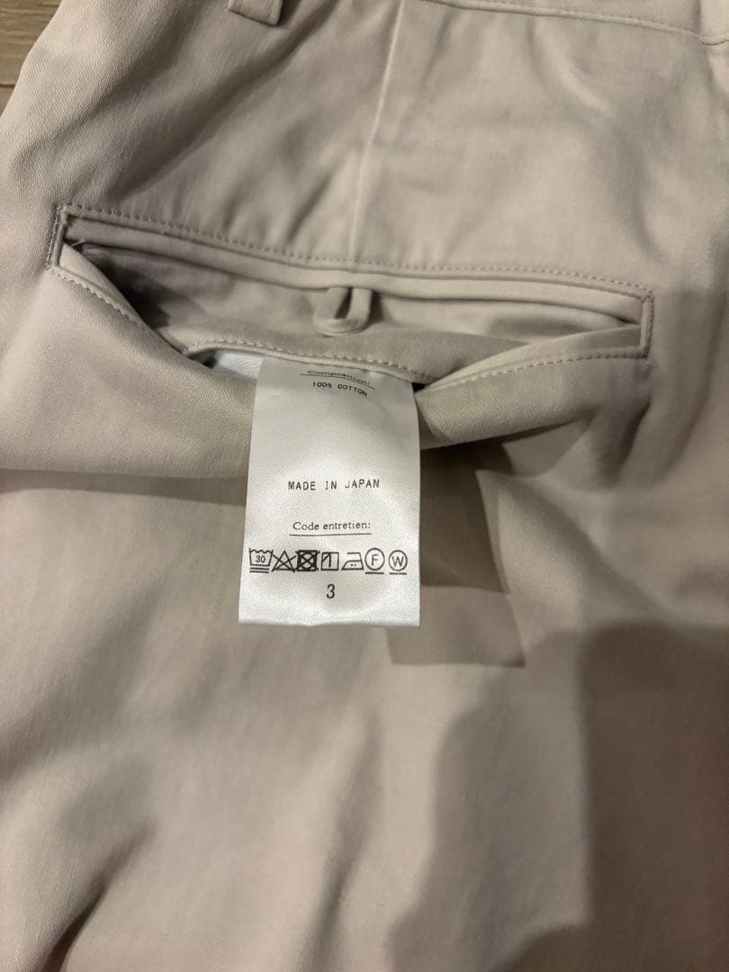 A.PRESSE ライトベージュ チノパン サイズ3