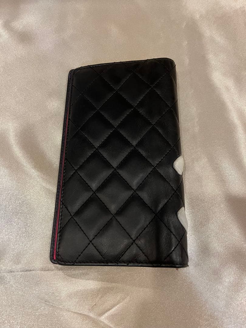 CHANEL 二つ折り長財布 カンボンライン　正規品