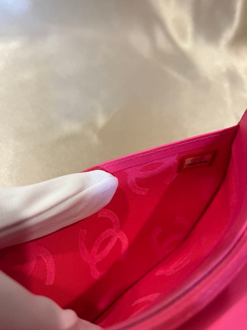 CHANEL 二つ折り長財布 カンボンライン　正規品
