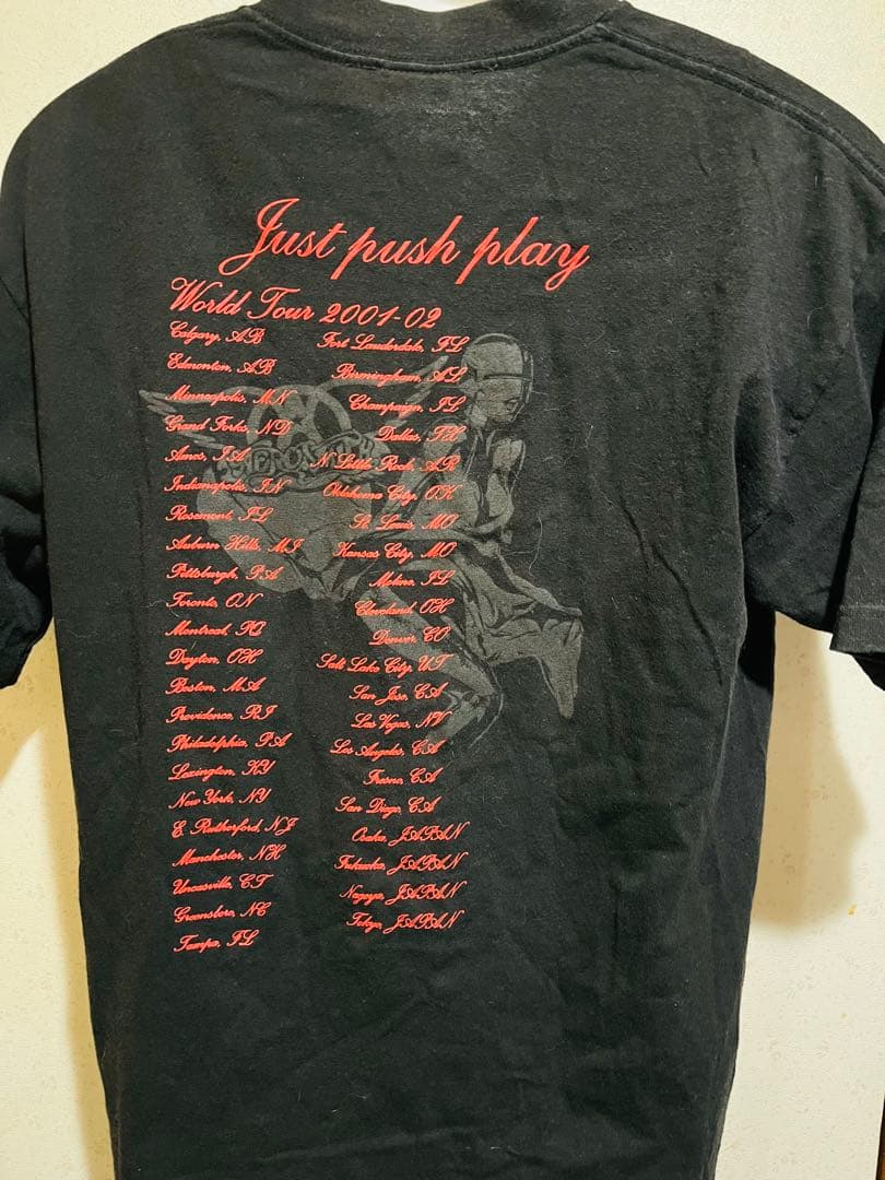 AEROSMITH Just push play 空山 基 Tシャツ
