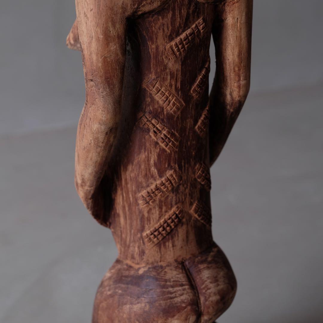 古いアフリカの木像　アンティーク プリミティブ バウレ族 バマナ族 ドゴン族