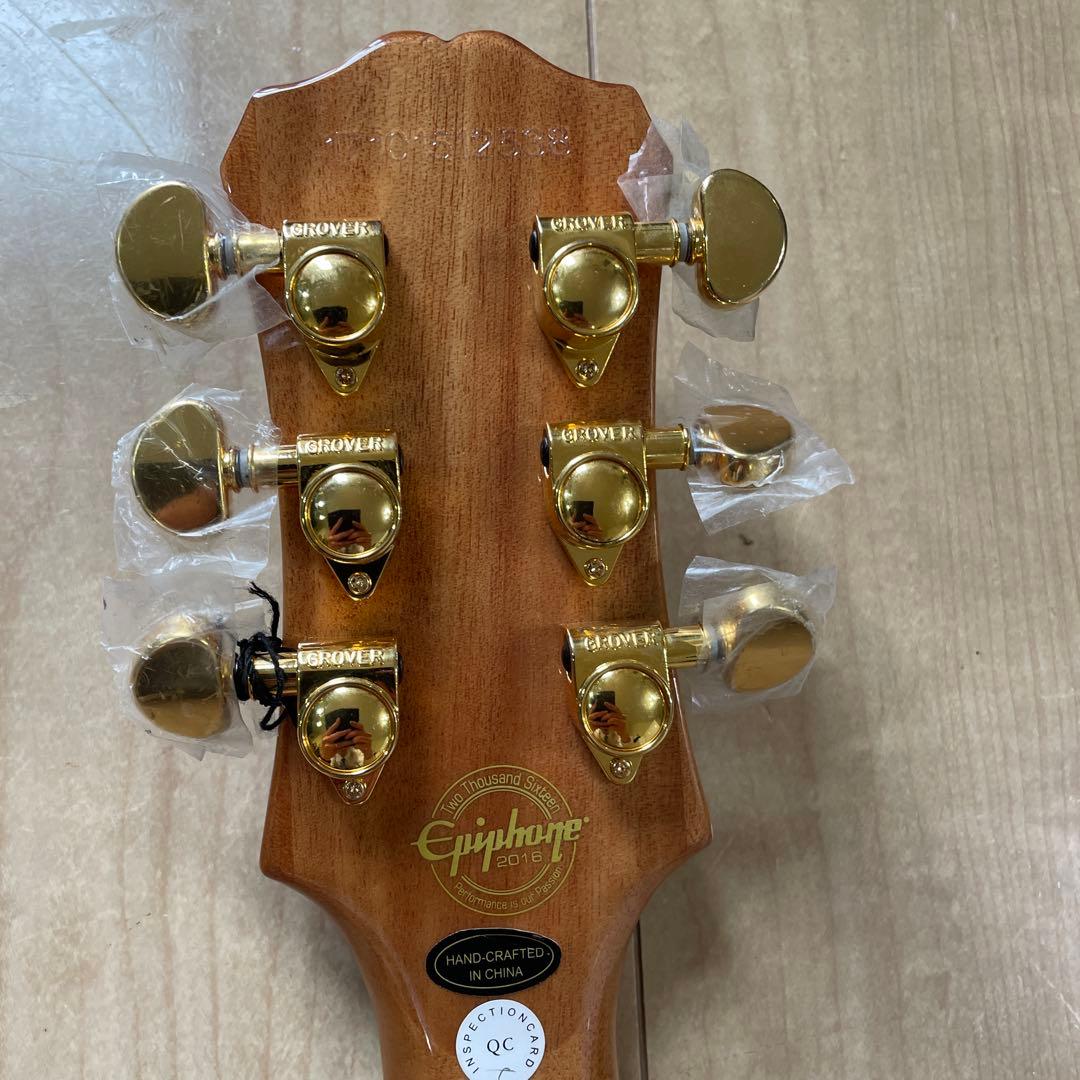 安い　Epiphone Les Paul Custom Koa Natural