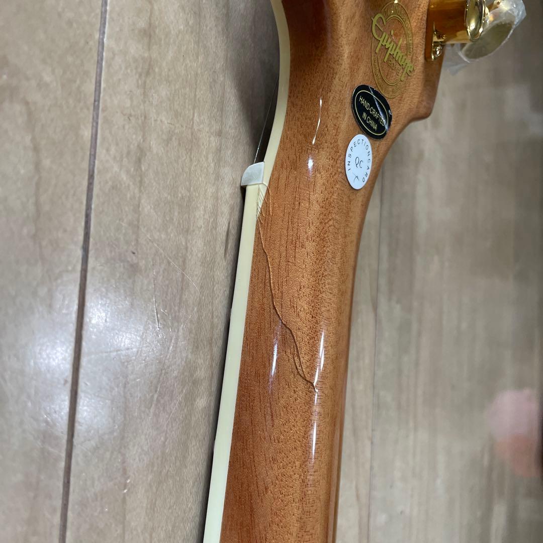 安い　Epiphone Les Paul Custom Koa Natural