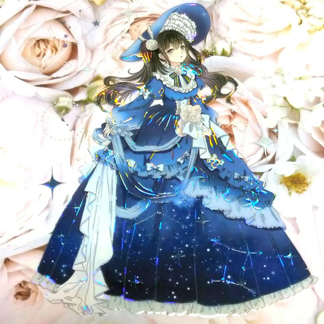 のこり２✩再販✩J442＃洛可可幻夜曲(琉璃光)切り売り海外人物マステ女の子