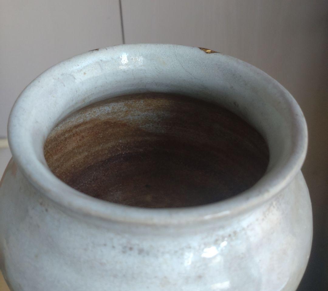 【人間国宝】　十代　三輪休雪(休和)　建水　茶碗　鬼萩