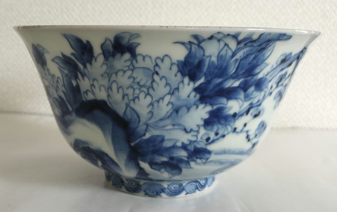 染付　どんぶり