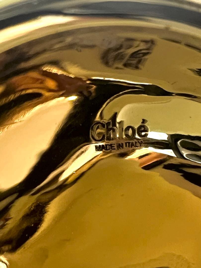【Chloe】バングル　ゴールド　パール
