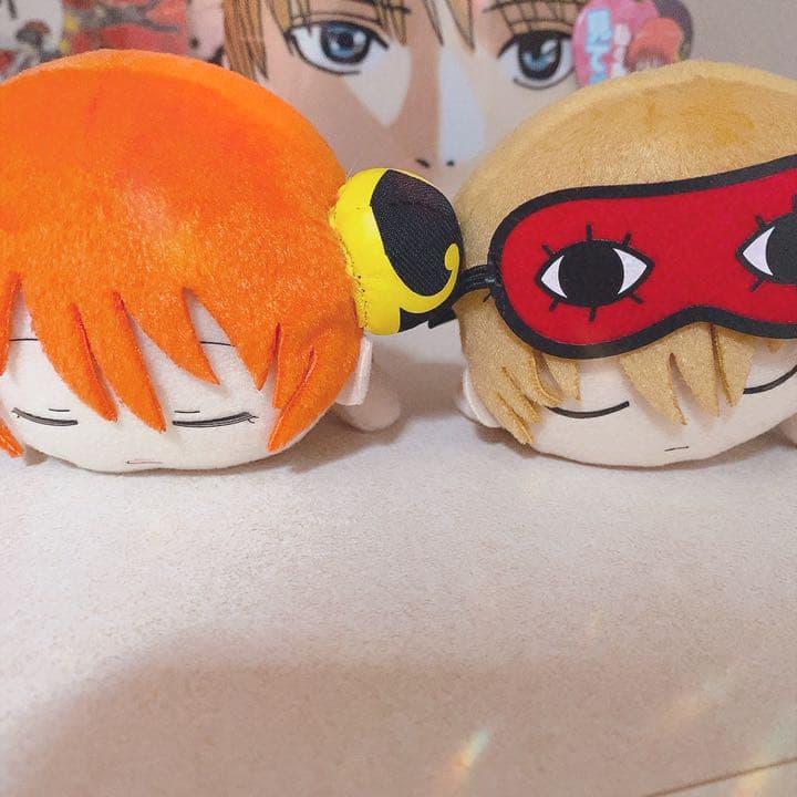 銀魂 沖田 神楽 沖神 ぬいぐるみ うたた寝 寝そべり