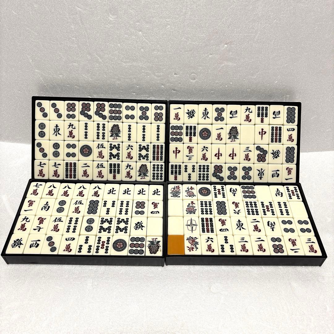 《大人気モデル》 任天堂 麻雀牌 役満の栞 セット ダイヤ牌入り 点棒 サイコロ