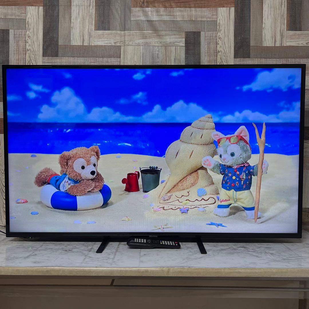 即日受渡❣️全国送料込Hisense55型液晶 テレビ 外付HDD裏番組録画対応