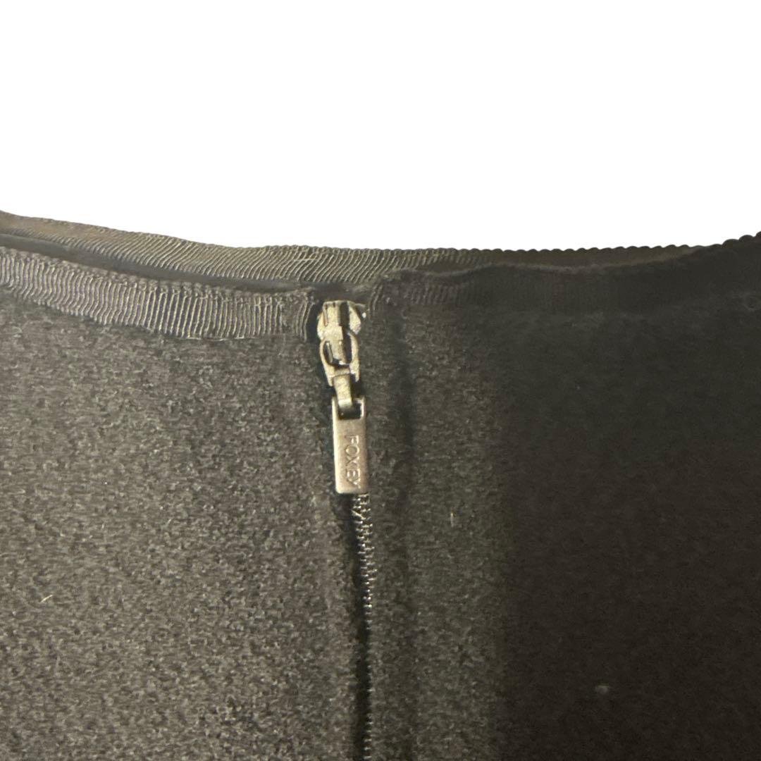 FOXEY フォクシー スカート フレア　秋冬　黒　膝丈　40 L