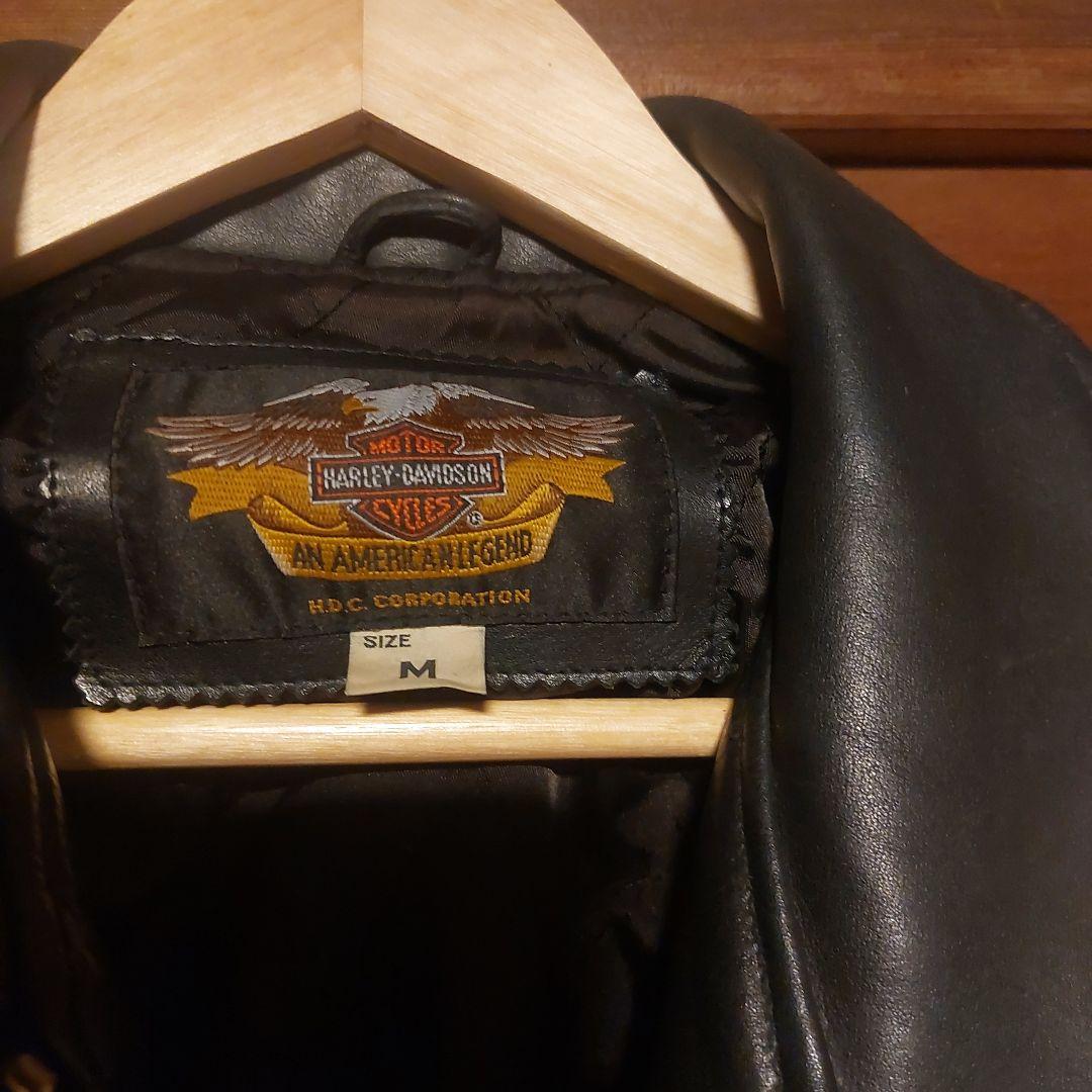 黒 レザー シングルライダースジャケット Mサイズ