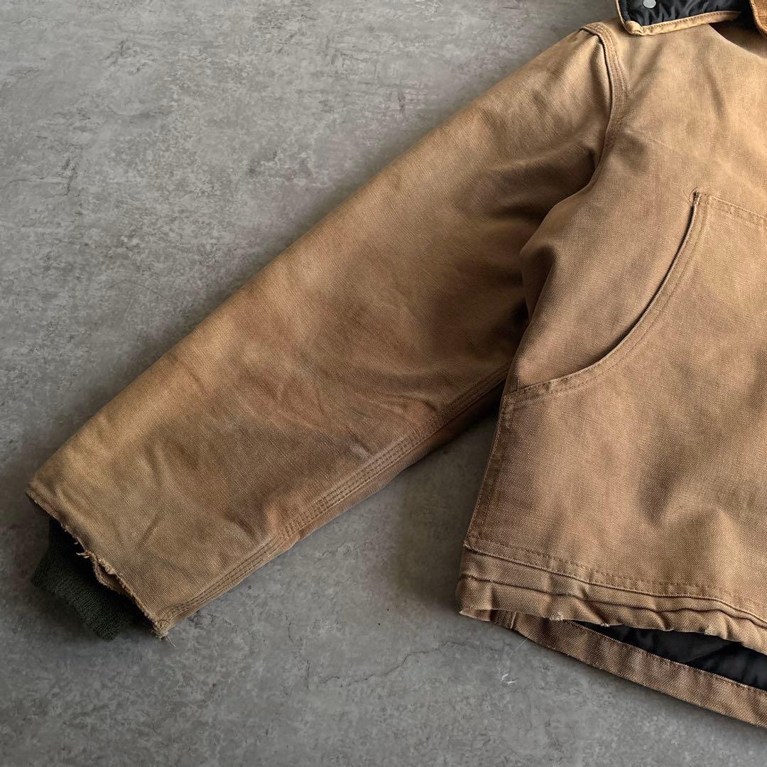 90's■USA製■carhartt トラディショナルジャケット 短丈 フード付