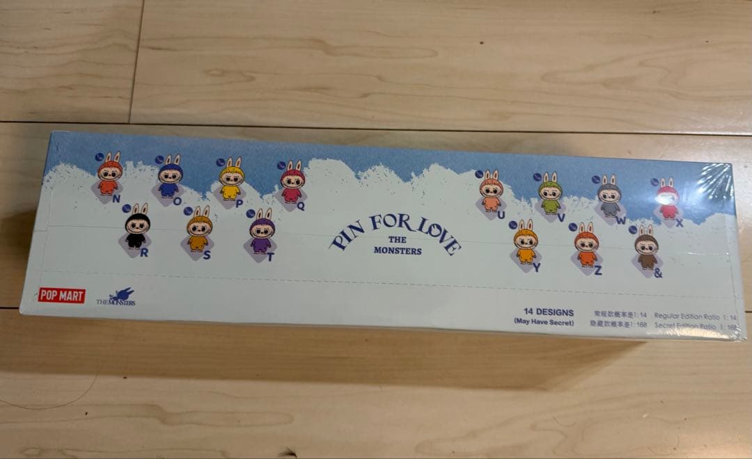 新品本物正規品　ラブブ　イニシャルキーホルダー　PIN FOR LOVE らぶぶ