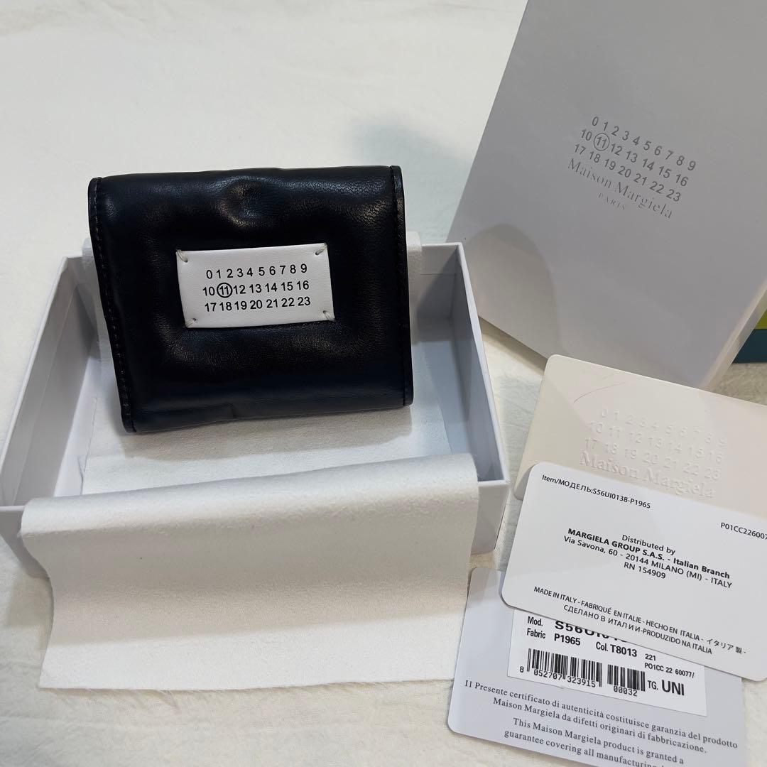 ✨極美品 メゾンマルジェラ グラムスラム 三つ折り財布 S56UI0138