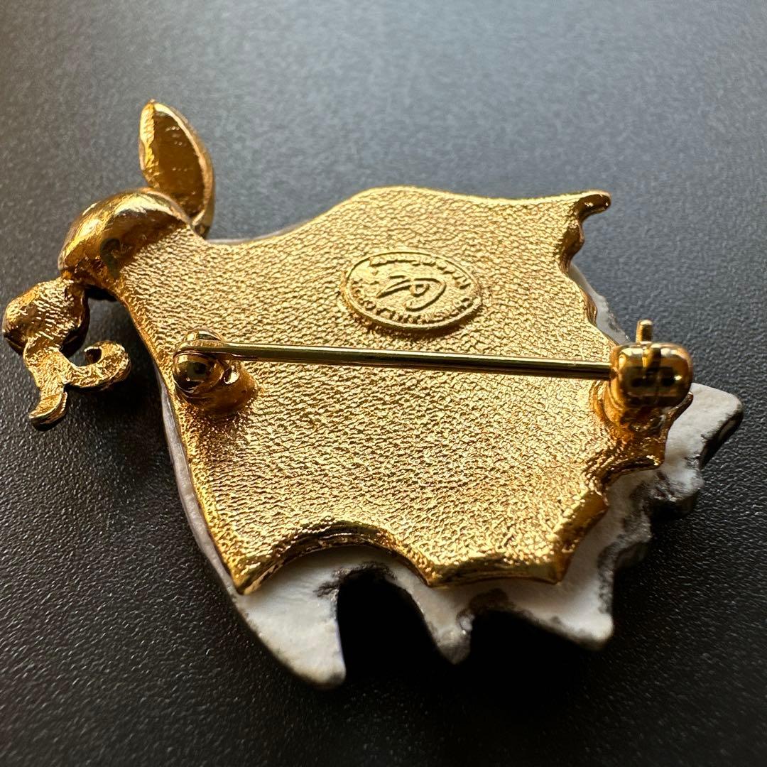 【vintage】訳あり　クリスチャンラクロワ　エナメル蝶ブローチ