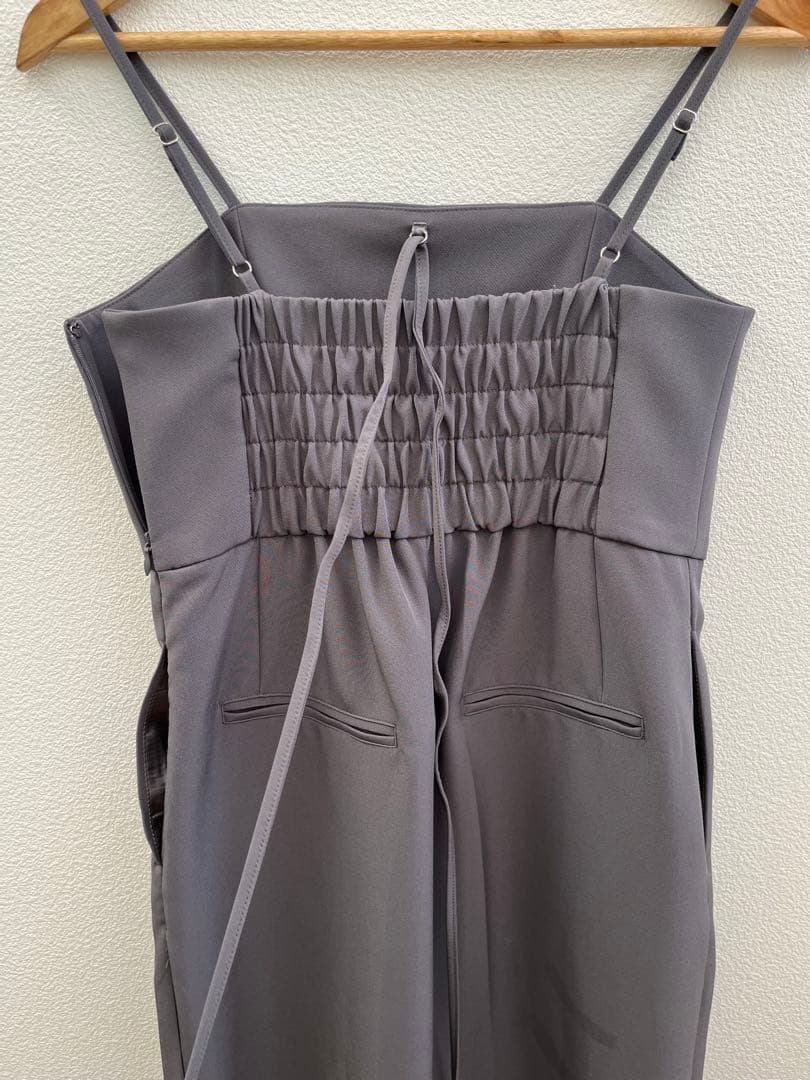 【オケージョン】【結婚式】【パーティ】シースルー チュール&オールインワンドレス