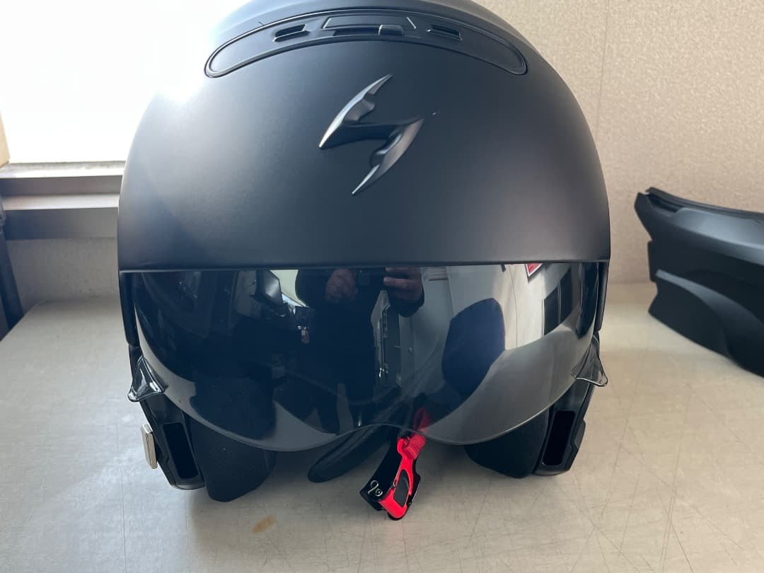 スコーピオン EXO COMBAT バイク　ヘルメット　マットブラック