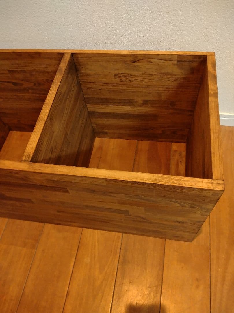 木製　ハンドメイド　オーダー　日の字型　テレビ台　水槽台　棚　シェルフ　本棚