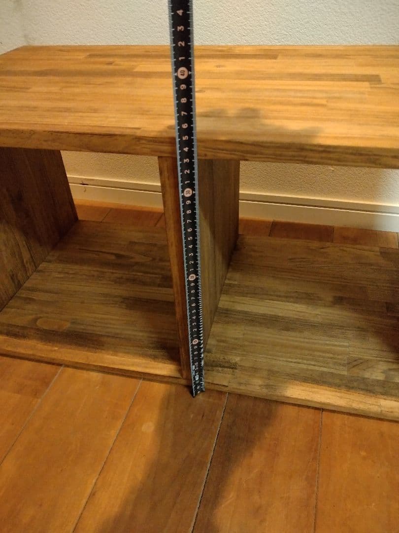 木製　ハンドメイド　オーダー　日の字型　テレビ台　水槽台　棚　シェルフ　本棚