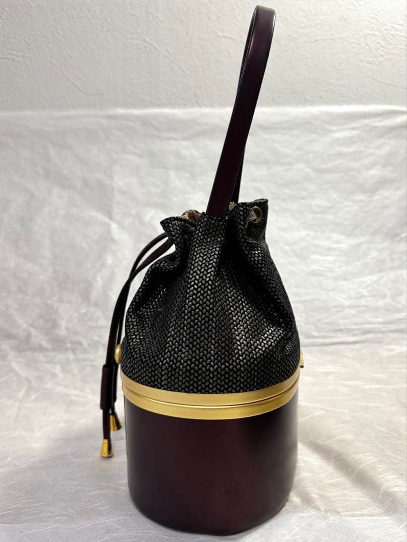 高級　草履バッグセット　和装　23.5㎝　一度使用　新品同様　ワインレッド