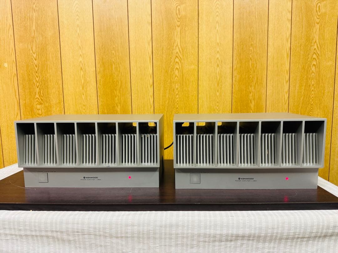 KENWOOD ケンウッド L-08M パワーアンプ　ペア　メンテナンス品