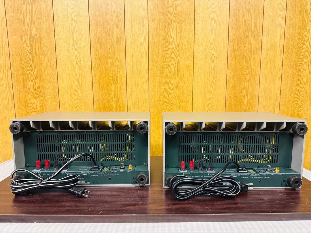 KENWOOD ケンウッド L-08M パワーアンプ　ペア　メンテナンス品