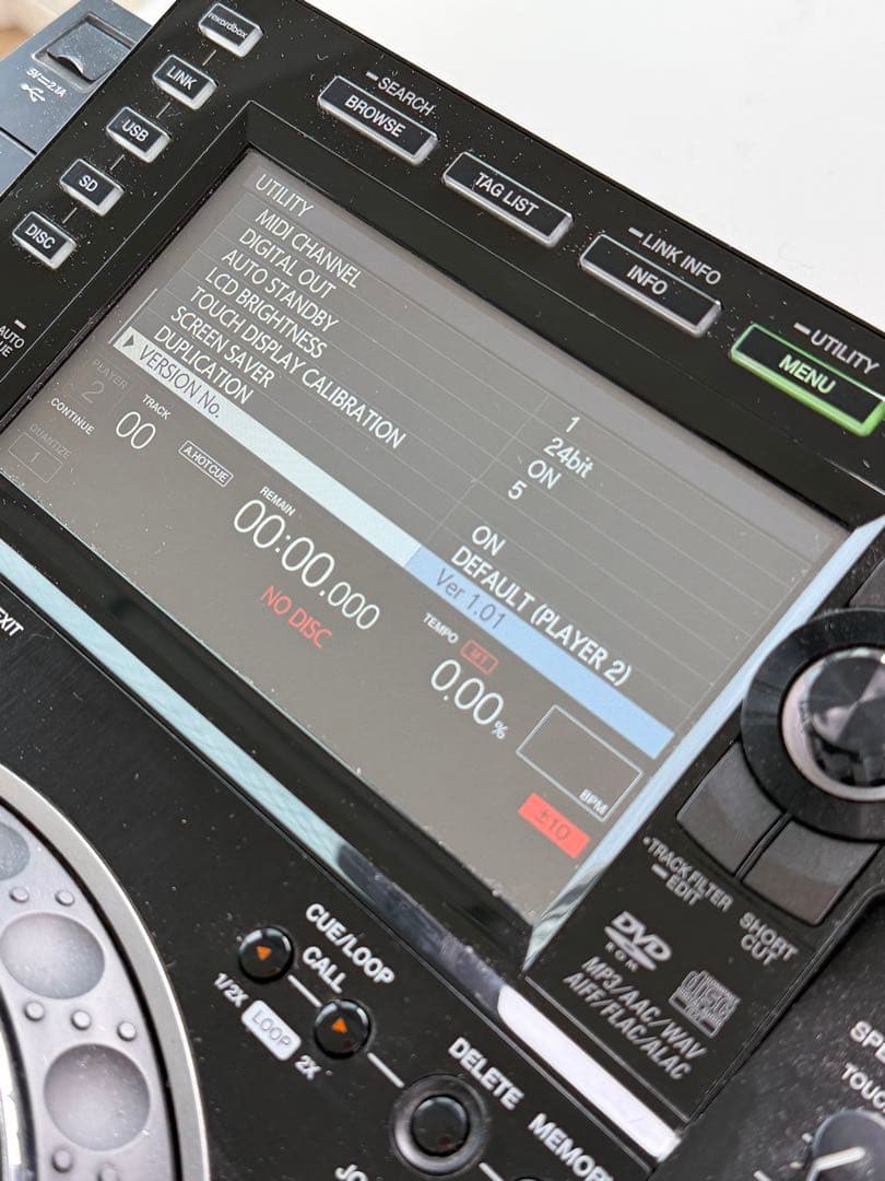 【動作品】①Pioneer DJ CDJ-2000NXS2