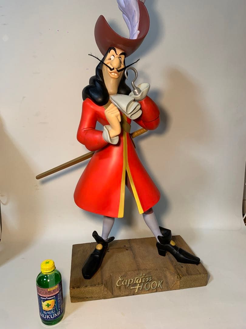 ディズニー ピーターパン　フック船長 ビッグ　フィギュア　スタチュー　レア