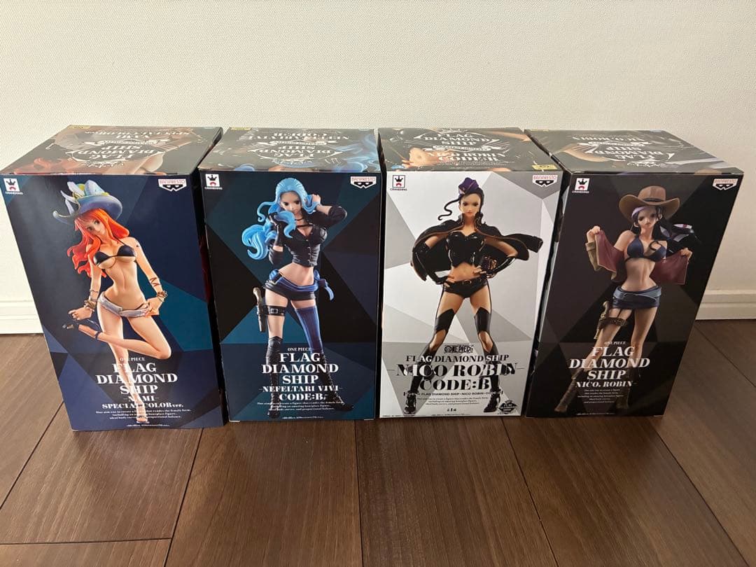 ONE PIECE フラッグダイヤモンドシップ 4体セット