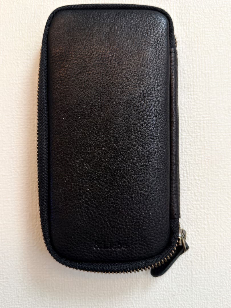 ＆Liebe 【ペブルヌメ】文具にこだわる人のジップペンケース